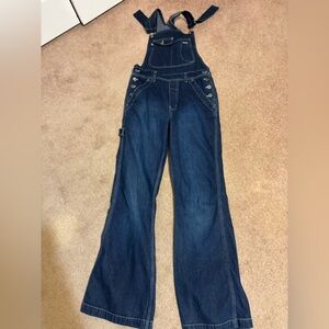 Silver Women's Denim Overalls